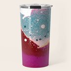 Logic Drowned In a Sea Of Emotion #digitalart #graphicdesign Travel Mug Gallery Image 1