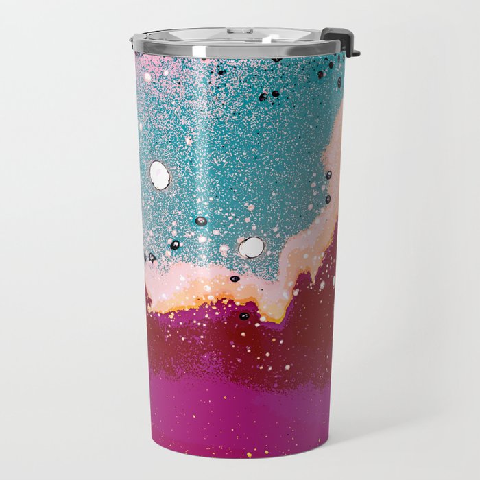 Logic Drowned In a Sea Of Emotion #digitalart #graphicdesign Travel Mug Gallery Image 2