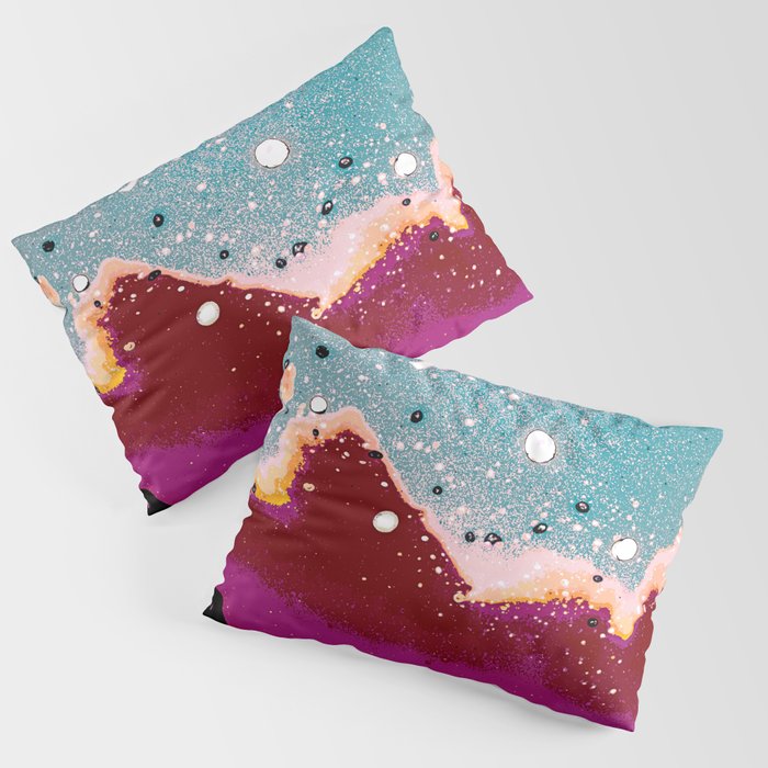 Logic Drowned In a Sea Of Emotion #digitalart #graphicdesign Pillow Sham Gallery Image 3