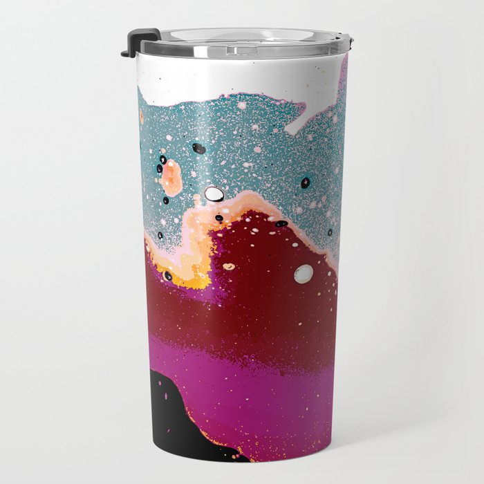 Logic Drowned In a Sea Of Emotion #digitalart #graphicdesign Travel Mug Gallery Image 3