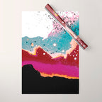 Logic Drowned In a Sea Of Emotion #digitalart #graphicdesign Wrapping Paper Gallery Image 1
