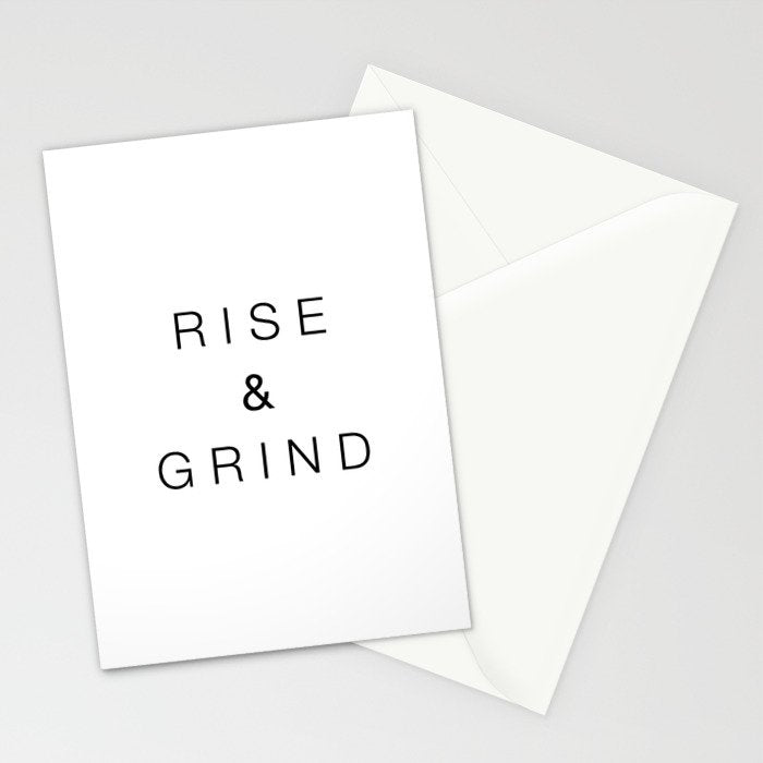 Rise and grind Stationery Card Gallery Image 2