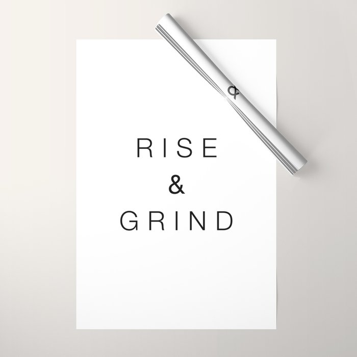 Rise and grind Wrapping Paper Gallery Image 1