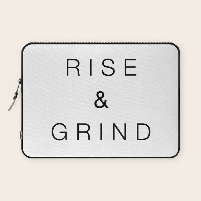 Rise and grind Laptop Sleeve Gallery Image 1