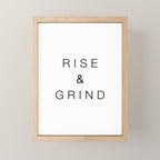 Rise and grind Mini Art Print Gallery Image 1