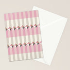 Soft Geometric Blush Pattern Stationery Card Gallery Image 2