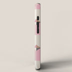 Soft Geometric Blush Pattern iPhone Case Gallery Image 2