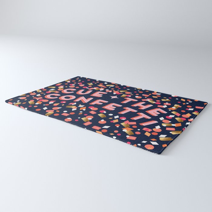 Cue the Confetti - Navy Palette Rug Gallery Image 3