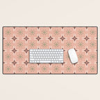 Crossroads Geometric Peach Multi Desk Mat Gallery Image 1