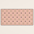 Crossroads Geometric Peach Multi Desk Mat Gallery Image 3