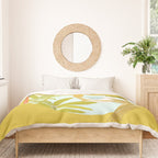 Pura vida jungle by the sea // retro surf art by surfy birdy Duvet Cover Gallery Image 3