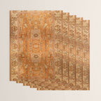 Antique Turkish Oushak Rug Print Wrapping Paper Gallery Image 3
