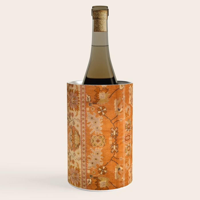 Antique Turkish Oushak Rug Print Wine Chiller Gallery Image 2