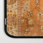 Antique Turkish Oushak Rug Print Laptop Sleeve Gallery Image 3