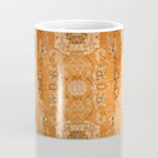 Antique Turkish Oushak Rug Print Coffee Mug Gallery Image 4