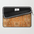 Antique Turkish Oushak Rug Print Laptop Sleeve Gallery Image 2