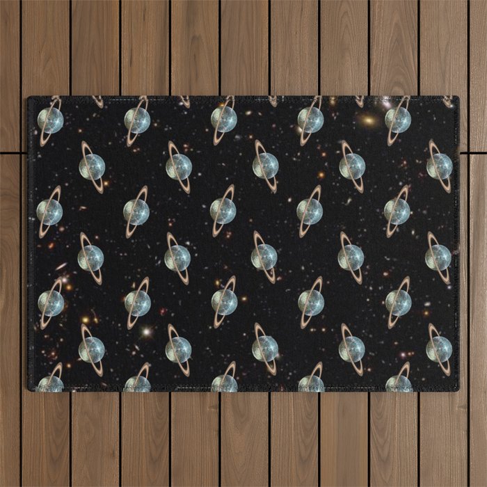 Saturn Disco Outdoor Rug Gallery Image 1