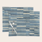 Scratchy Blocks - Seaside Blue Placemat Gallery Image 1