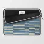 Scratchy Blocks - Seaside Blue Laptop Sleeve Gallery Image 2