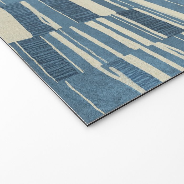Scratchy Blocks - Seaside Blue Welcome Mat Gallery Image 2
