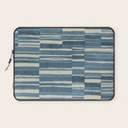 Scratchy Blocks - Seaside Blue Laptop Sleeve Gallery Image 1