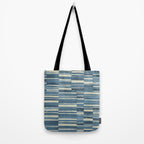 Scratchy Blocks - Seaside Blue Tote Bag Gallery Image 2