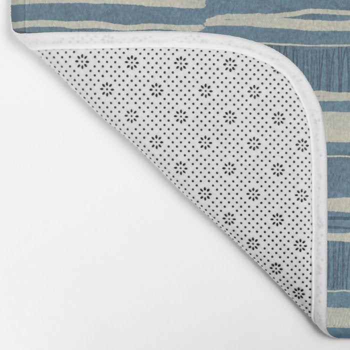 Scratchy Blocks - Seaside Blue Bath Mat Gallery Image 2