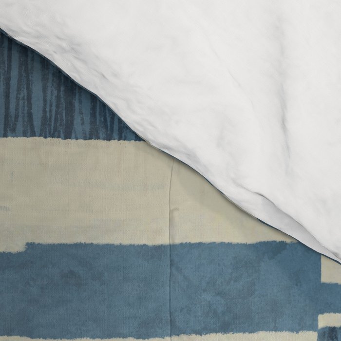 Scratchy Blocks - Seaside Blue Comforter Gallery Image 4