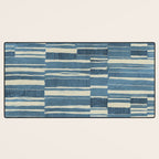Scratchy Blocks - Seaside Blue Desk Mat Gallery Image 3
