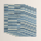 Scratchy Blocks - Seaside Blue Wrapping Paper Gallery Image 3