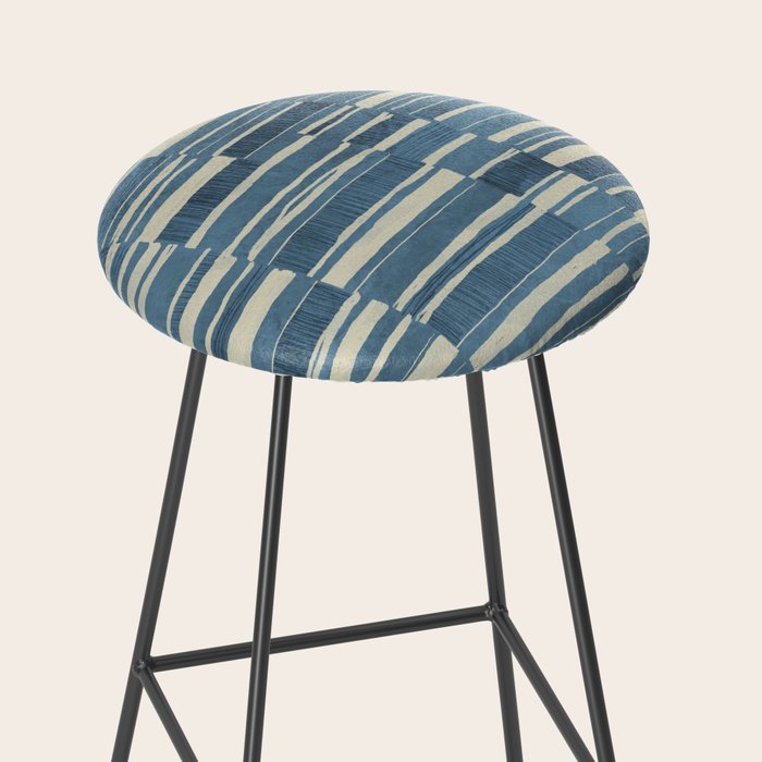 Scratchy Blocks - Seaside Blue Stool Gallery Image 2