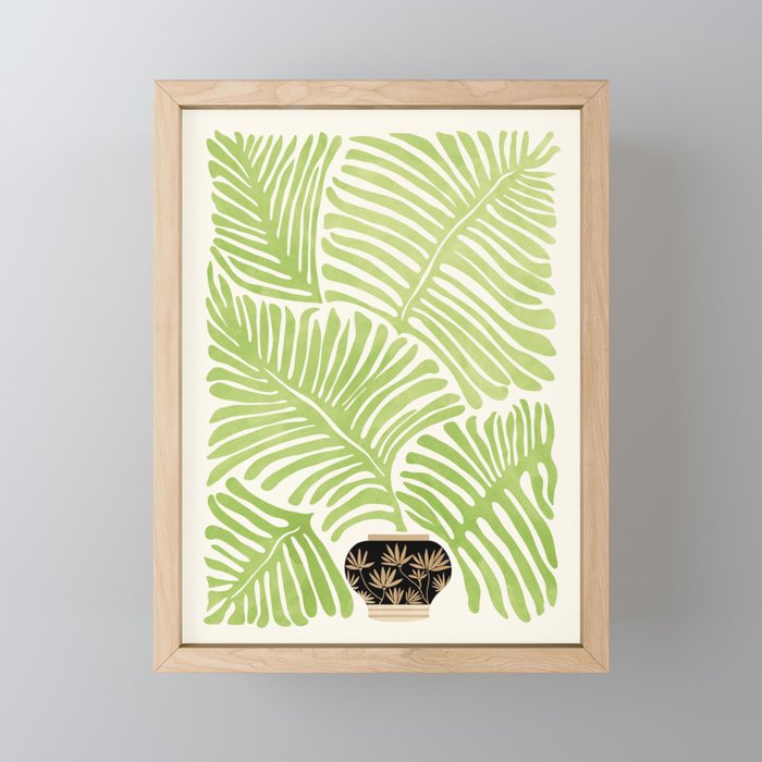Bohemian Fern Mini Art Print Gallery Image 1