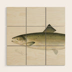 Salmon fish Wood Wall Art Gallery Image 1