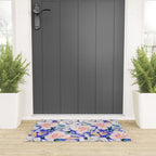 Modern Vibrant Flowery Garden B Welcome Mat Gallery Image 3
