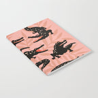 Alligator Collection - Black & Peach Notebook Gallery Image 2