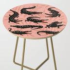 Alligator Collection - Black & Peach Side Table Gallery Image 2