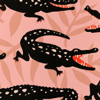 Alligator Collection - Black & Peach Coffee Mug Gallery Image 2