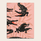 Alligator Collection - Black & Peach Notebook Gallery Image 4