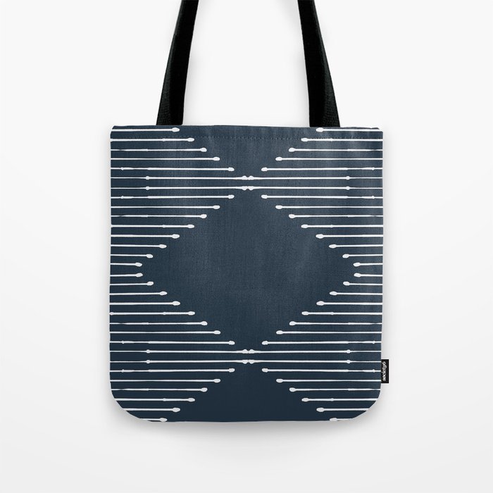 Geo (Annapolis Blue) Tote Bag Gallery Image 1