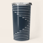 Geo (Annapolis Blue) Travel Mug Gallery Image 2