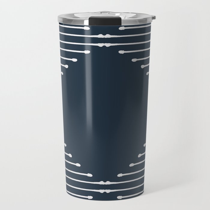 Geo (Annapolis Blue) Travel Mug Gallery Image 1
