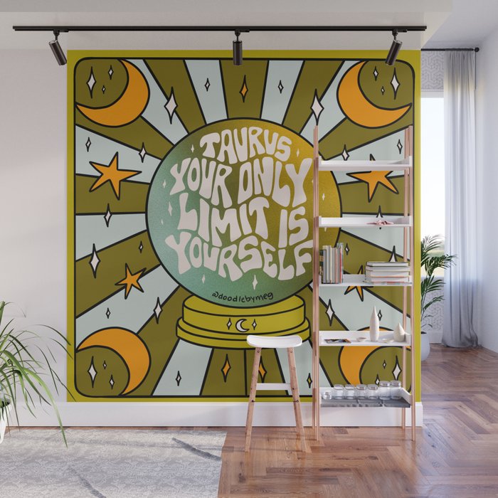 Taurus Crystal Ball Wall Mural Gallery Image 1