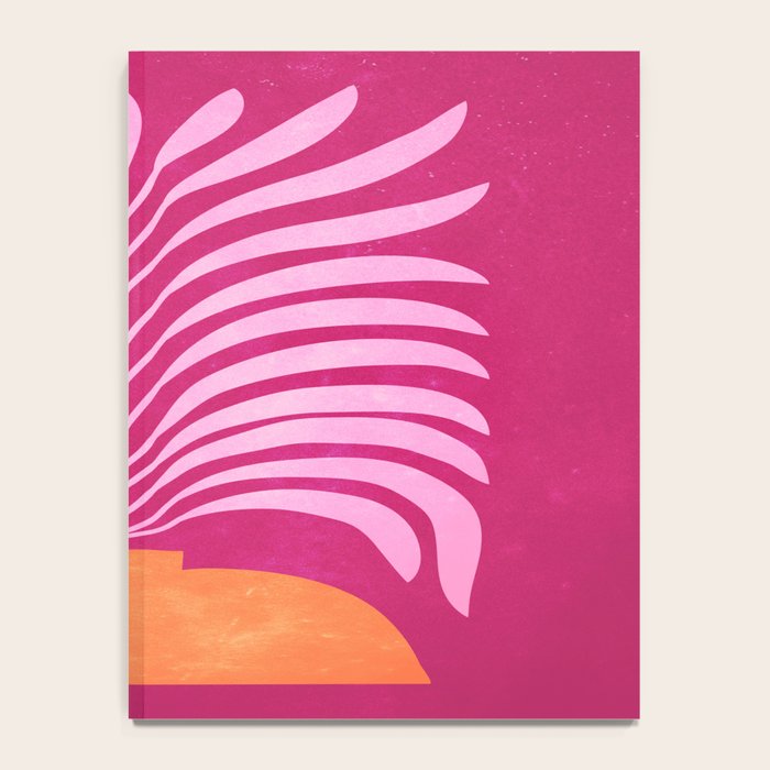 THE VASE 02: Bordeaux Wine Leaves Notebook Gallery Image 4