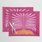 THE VASE 02: Bordeaux Wine Leaves Placemat Gallery Image 1