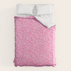 Colorful abstract fun line doodle art pattern Duvet Cover Gallery Image 6