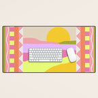 Picture Window Sunset Desk Mat Gallery Image 1