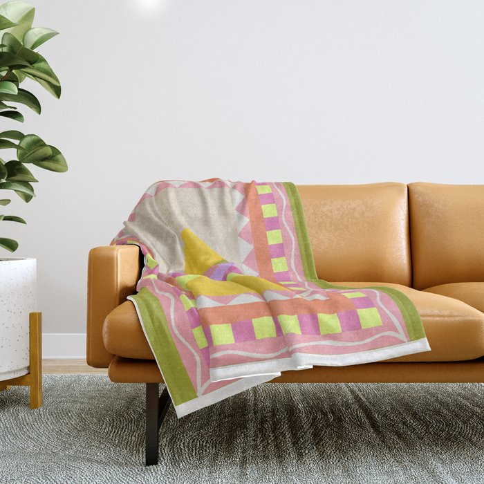 Picture Window Sunset Throw Blanket Gallery Image 1