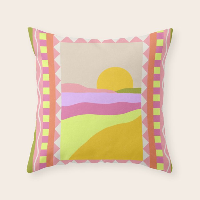 Picture Window Sunset Throw Pillow Gallery Image 6