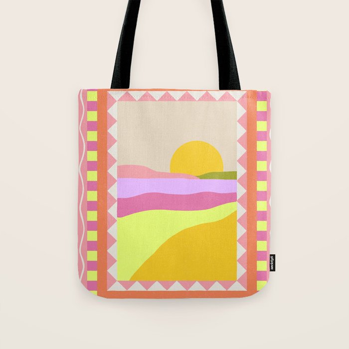 Picture Window Sunset Tote Bag Gallery Image 1