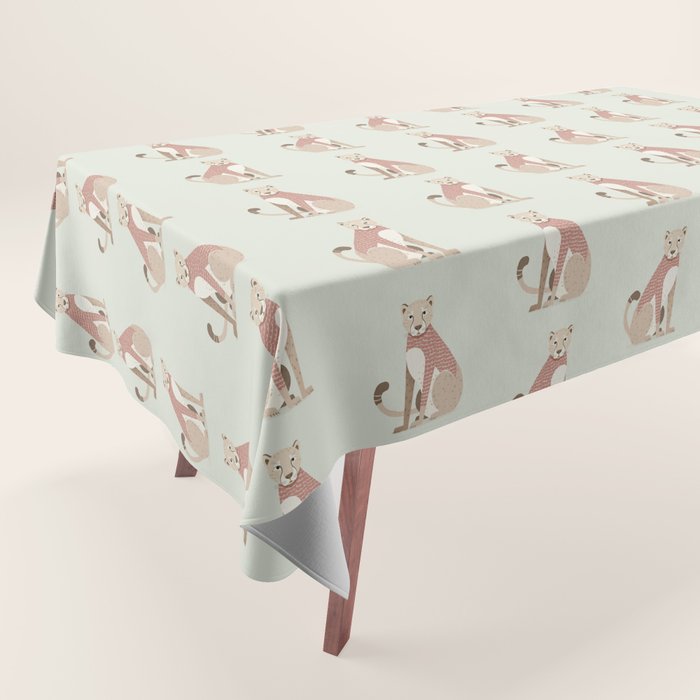 Whimsical Cheetah Tablecloth Gallery Image 1